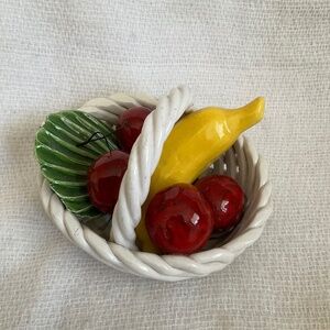 Basket of Fruit Jay Willfred Made in Italy Andrea by Sadek Ceramic 3D - READ!